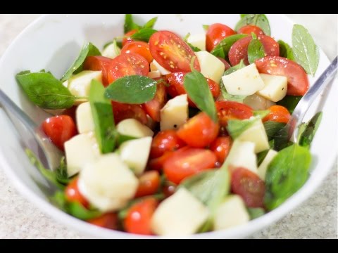 Como fazer Salada caprese - Receita rápida e fácil