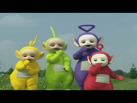 Teletubbies إطعام صغار طيور البطريق عروض للأطفال 