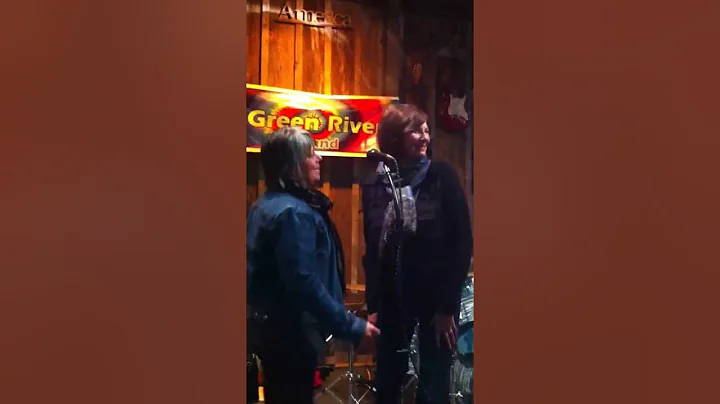 Sue Welp and Kim Clower back up singers with the G...