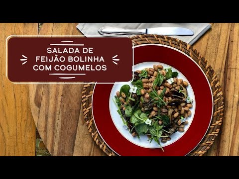 Vídeo: Salada De Feijão Com Cogumelos