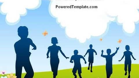 Happy People PowerPoint Template by PoweredTemplate.com