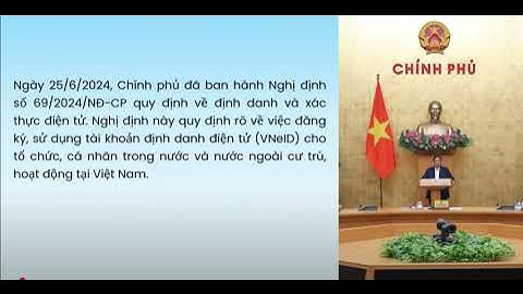 Định danh điện tử cho doanh nghiệp FDI - Người đại diện pháp luật là người Nước Ngoài