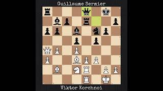 Viktor Korchnoi vs Guillaume Sermier | TChSUI (2011)