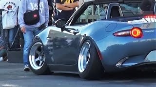 シャコタン Ndロードスター Stancenation 15 Tokyo G Edition スタンスネーション 車高短 シャコタン Lowered Low Car Exhaust Youtube