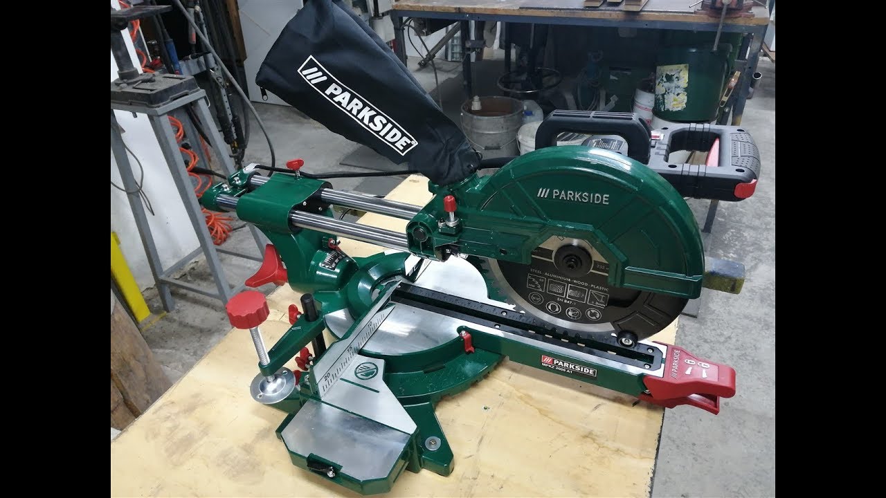 Parkside mitre saw 2000 A1 - - YouTube