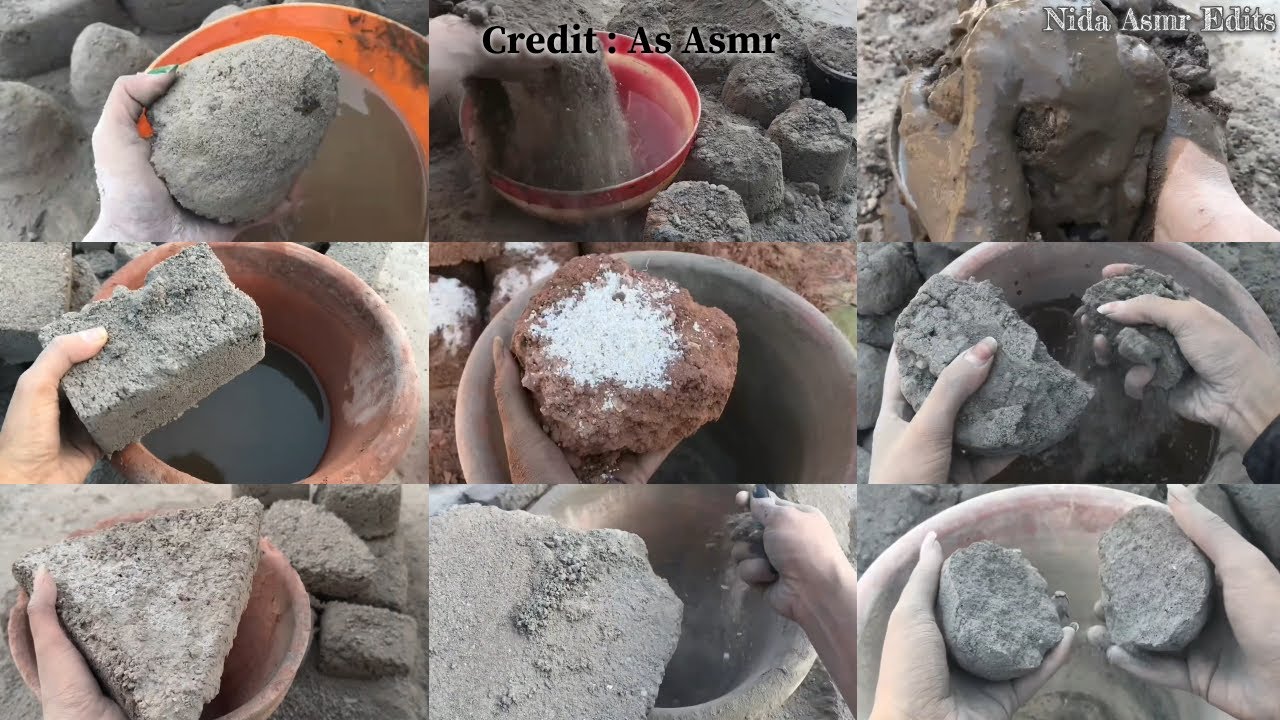@arasmr8666's Clay pot Dry and Water Crumbling ❤️