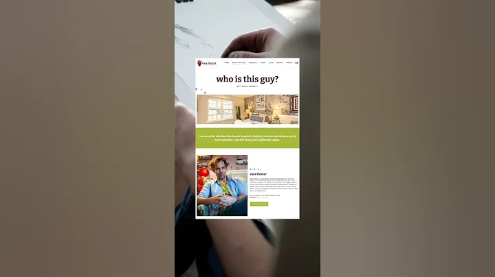 The Nate Hester Studio Website Design