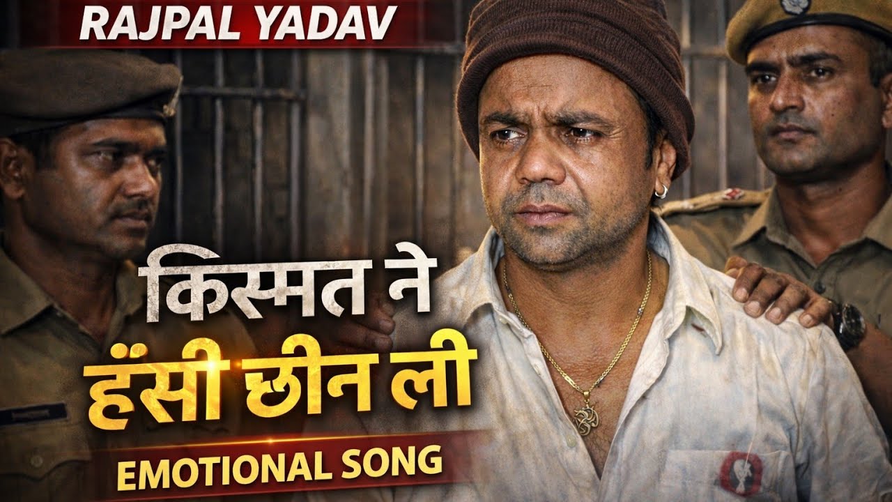 किस्मत ने हँसी छीन ली 😢 | जेल से संघर्ष तक की कहानी | Rajpal Yadav Emotional Song | New Hindi Song 