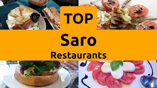 Top Restaurants to Visit in Saro, Cantabria | Spain - English