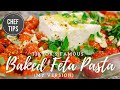 Baked Feta Pasta Video  - TikTok Feta Pasta - Uunifetapasta Recipe