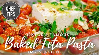Baked Feta Pasta Video  - TikTok Feta Pasta - Uunifetapasta Recipe