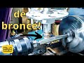 Como hacer CORONA DENTADA para un TORNILLO SINFIN en TORNO