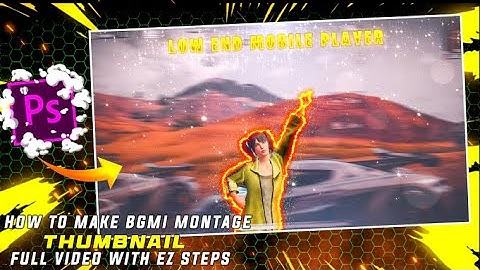 How to Make Thumbnail Like Apogee Yt | Bgmi Montage Thumbnail Like Apogee Yt | Pubg Thumbnail Edit 💖
