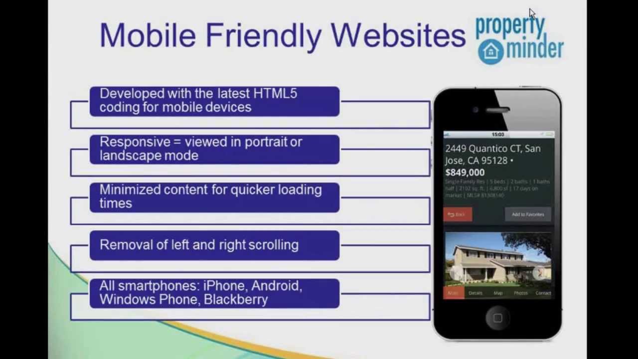 Mobile Optimized Real Estate Website & Mobile IDX Launch Webinar