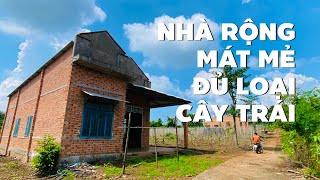 Bán nhà vườn ven suối gần hồ mát mẻ đã trồng nhiều cây trái giá 540tr/sào