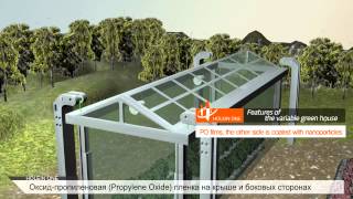 Greenhouse system/Greenhouse structure/Теплица/Тепличные структуры