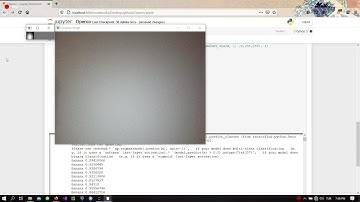 Fruit classification with opencv and tensorflow