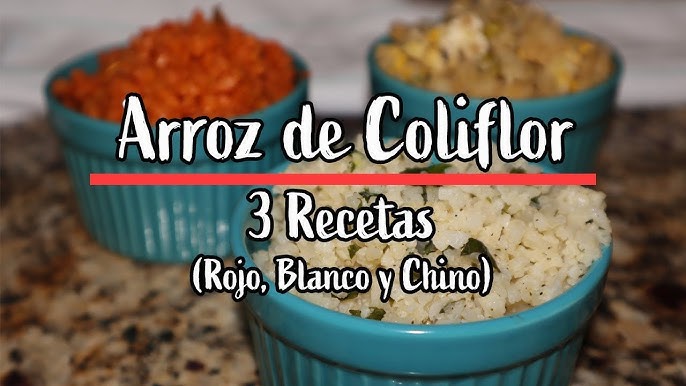 Arroz de coliflor asiático