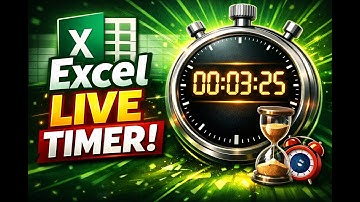 How to Show a Live Timer in Excel (VBA)