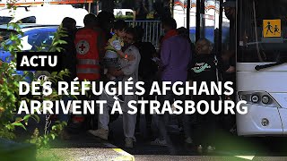 Après avoir fui leur pays, une centaine d'Afghans arrivent à Strasbourg | AFP