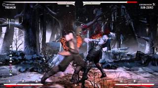 Mortal Kombat X Tremor combo no bar metallic variation