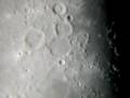 Moon seen through telescope ksiyc widziany przez teleskop