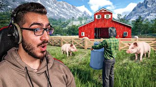 سويت حظيرة كبيرة للخنازير 😱 كبرت مزرعة الدجاج 🐔 Ranch Simulator #5 🔥