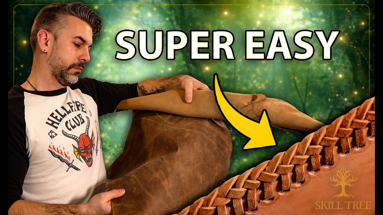 Make Beginner Leather Projects Look Awesome with Leather Braiding