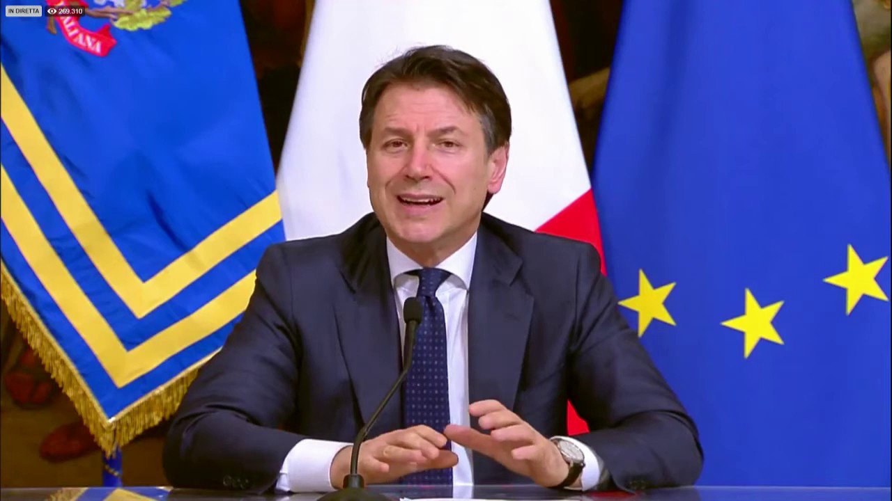 Coronavirus, il messaggio di Conte:
