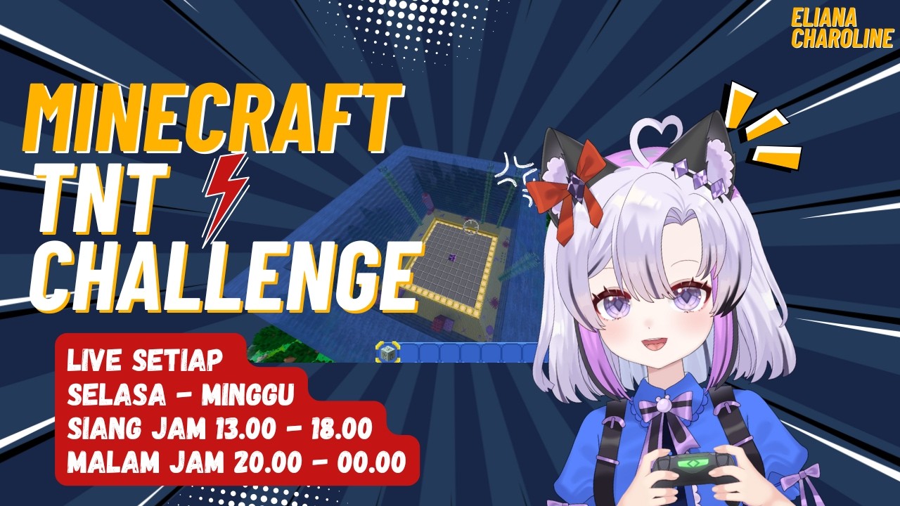 MC TNT CHALLENGE #minecraft #vtuber