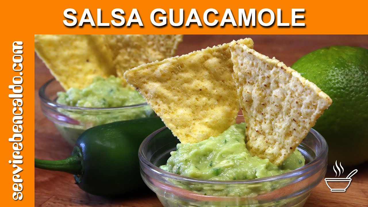 Come fare la SALSA GUACAMOLE YouTube