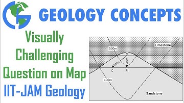 Visually Challenging Map question | IIT-JAM | GeologyConcepts.com