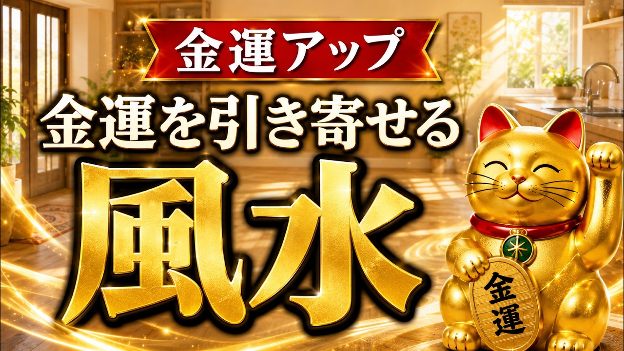 金運アップの風水術！家の中から運気を引き寄せる方法 - YouTube