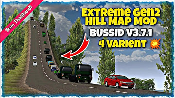 Extreme gen 2 hill map mode for bussid v3.7.1 || longest map mod