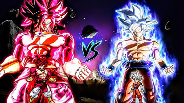 Limit Break Broly SSJ4 OP (New) VS Goku DBS V3.5 OP (all form) in Jump Force #Mugen