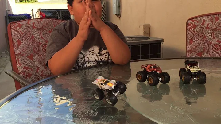 Jacob Carrillo's 3 new monster jam trucks