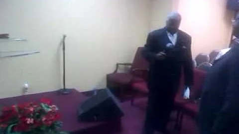 Bishop Jimmy Singleton preaching at The Ship. I wa...