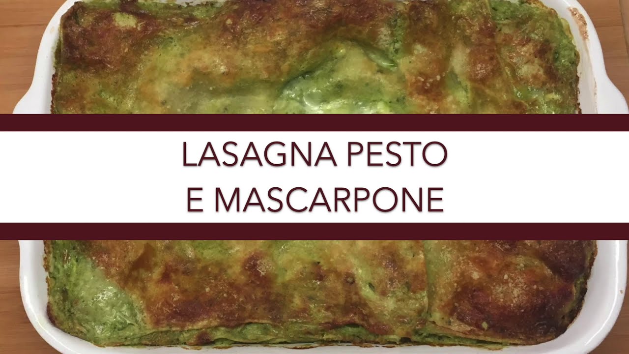 LASAGNA PESTO 🌿 E MASCARPONE YouTube