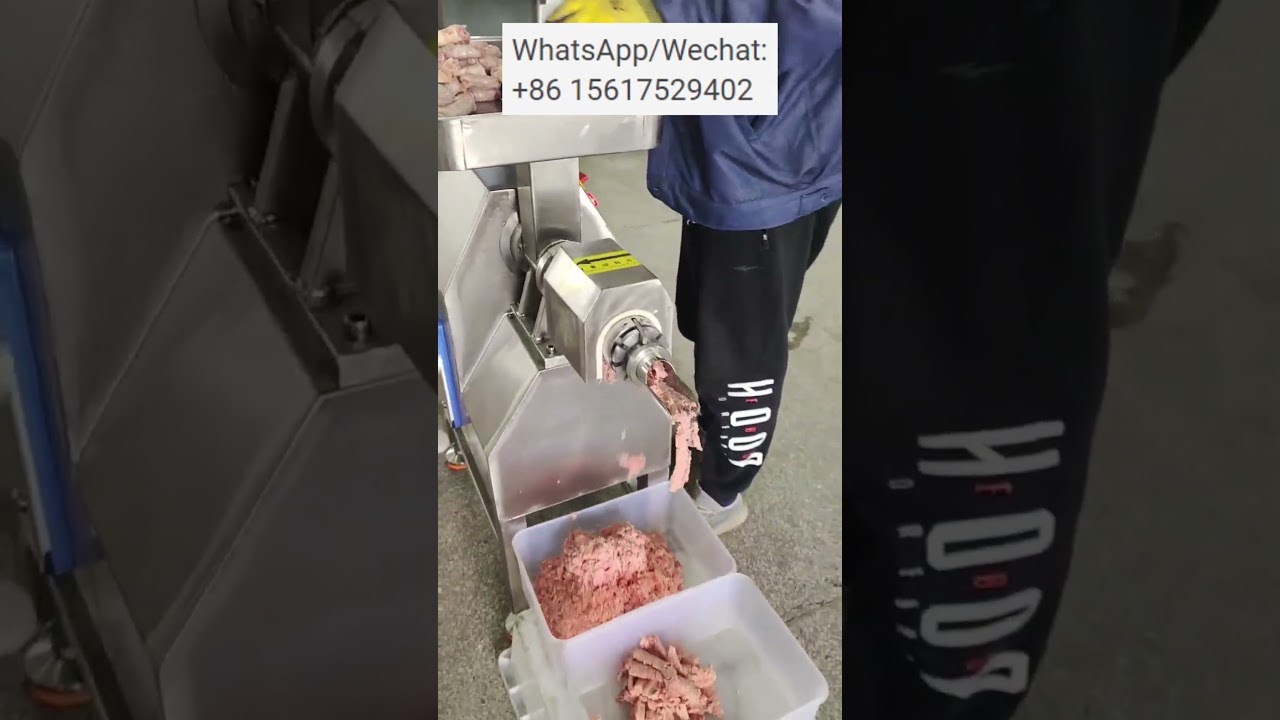 Chicken Bone and Meat Separator Rabbit Bone Remover Beef Deboning Machine