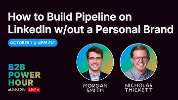 How to Build Pipeline on LinkedIn w/out a Personal Brand