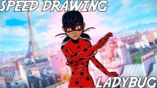 Speed Drawing Ladybug Miraculous Ladybug Mi Estilo