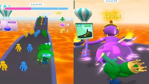 Giant Rush! - All levels Gameplay Android,ios (levels 23 )