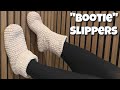BOOTIE Slippers بيرنات خيوط كيفية الكروشيه النعال للمبتدئي
