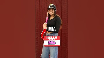 Softball Player vs PRO Pitcher 🤯 #baseball