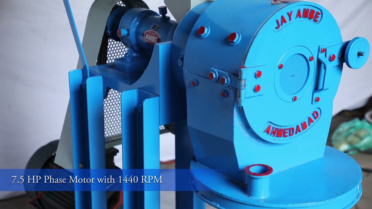 DOUBLE STAGE HEAVY DUTY AATA CHAKKI PULVERIZER MACHINE MO:72018 90711