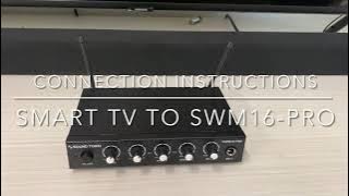 Sound Town SWM16-PRO™ Karaoke Mixer System | How to connect to a digital optical (Toslink) device.