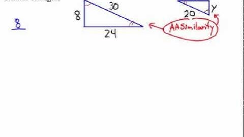 How to Find Missing Parts of Similar Triangles 1