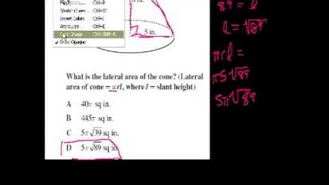 CA Geometry: Area, Pythagorean Theorem
