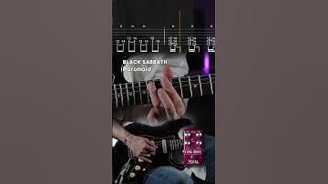 Thumbnail of BLACK SABBATH - Paranoid Tutorial & TABS