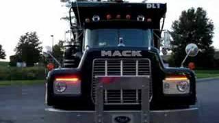 1988 Mack Tri-Axle Dump Custom Strobes